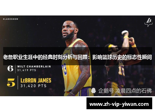 老詹职业生涯中的经典时刻分析与回顾：影响篮球历史的标志性瞬间